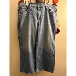 B1: Silver Jeans Baggie Sz 20 L26 wide leg